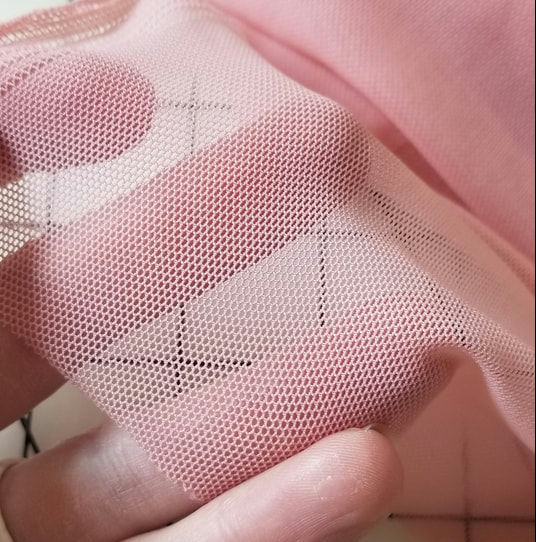 dusty rose power mesh fabric wholesale direct