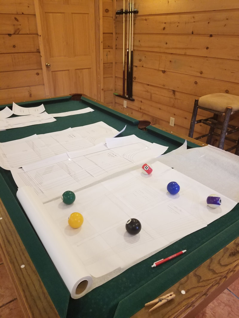 teamtrace using pool balls as pattern weights