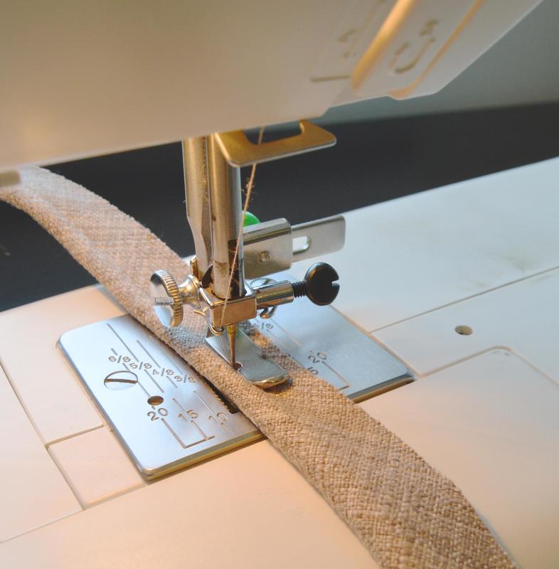 sewing cording with a zipper foot