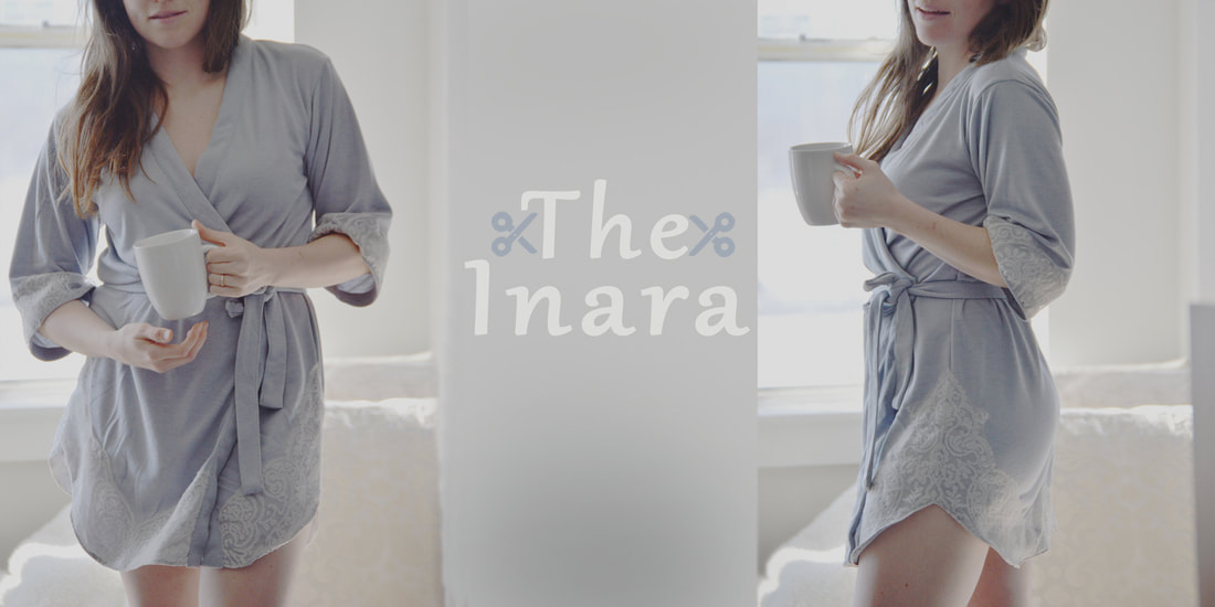 The Inara robe sewing pattern indie sewing sexy robe