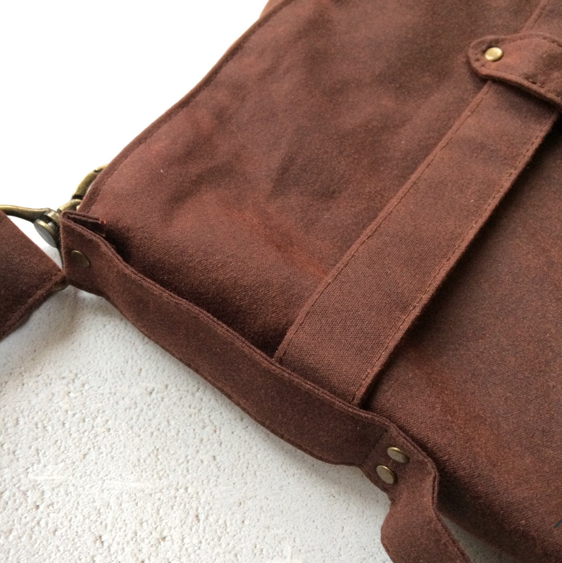 details of the huxley bag pattern