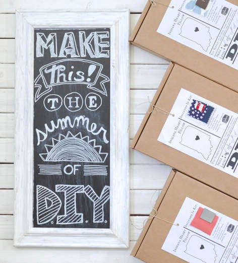 Make this the summer of DIY chalkboard sign