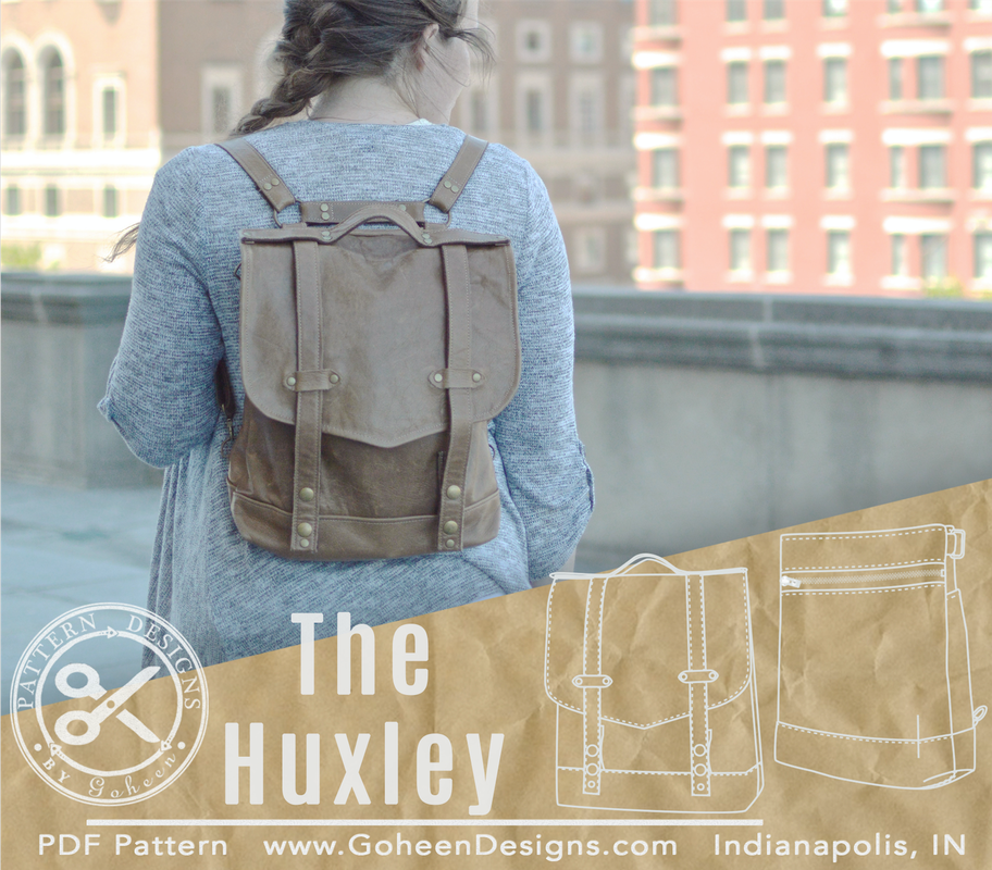the huxley convertible bag sewing pattern
