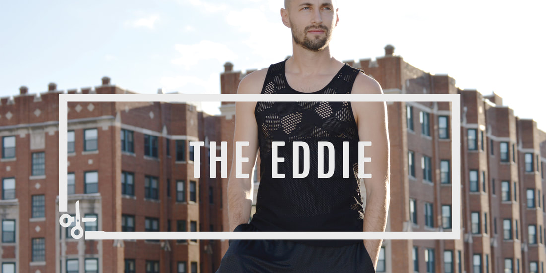 The Eddie sewing pattern for men workout tank