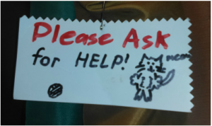 please ask for help kitten king textiles