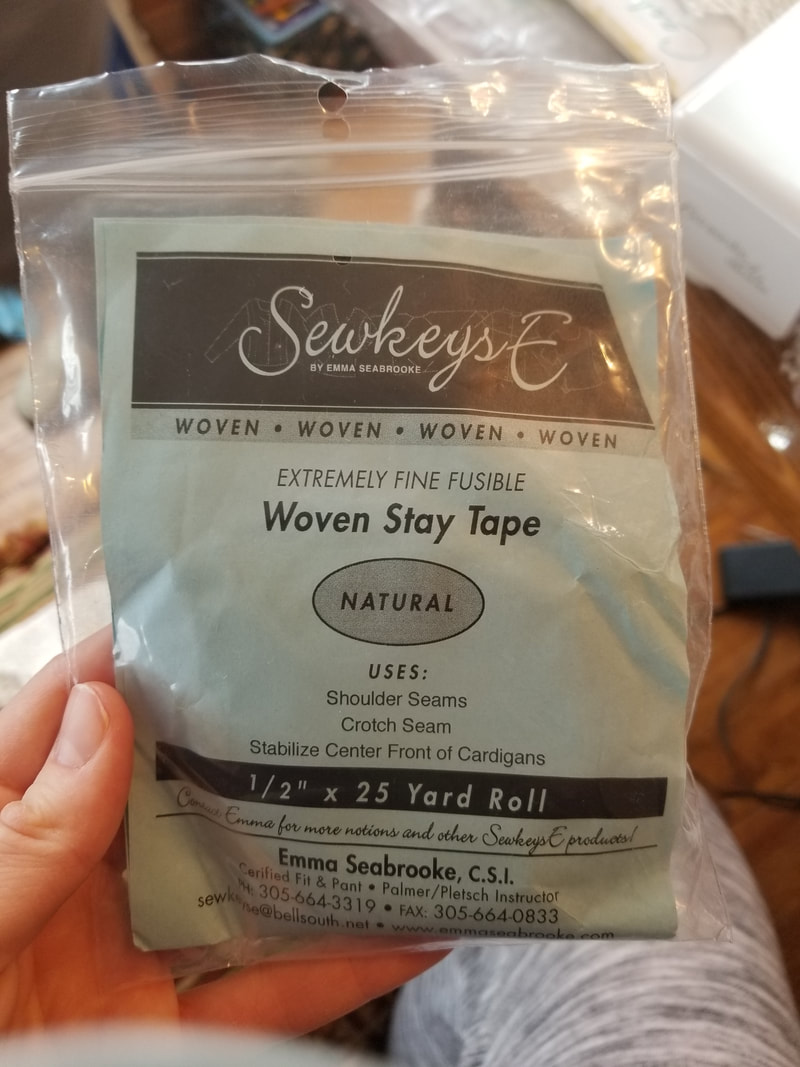 sewkeysE natural woven stay tape