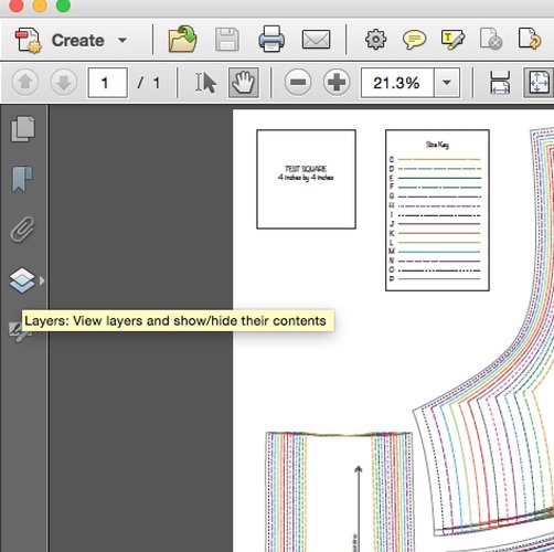 How to turn off layers in adobe acrobat