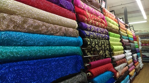 textile discount outlet sparkle fabric