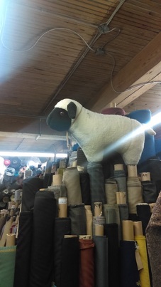 sheep on top of wool fabric rolls canada 