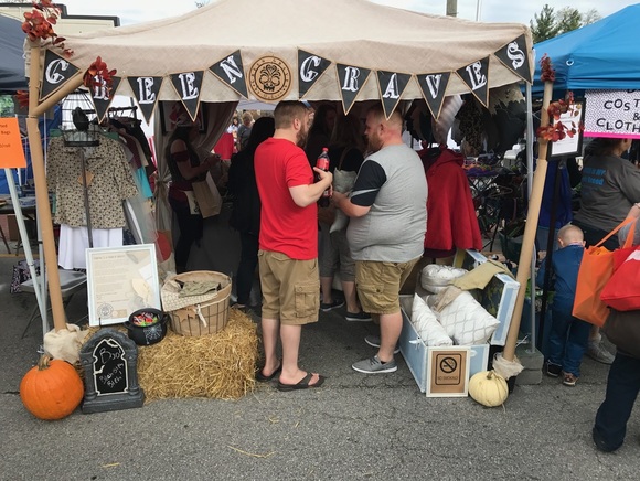 putting your craft show tent on blocks to raise it up