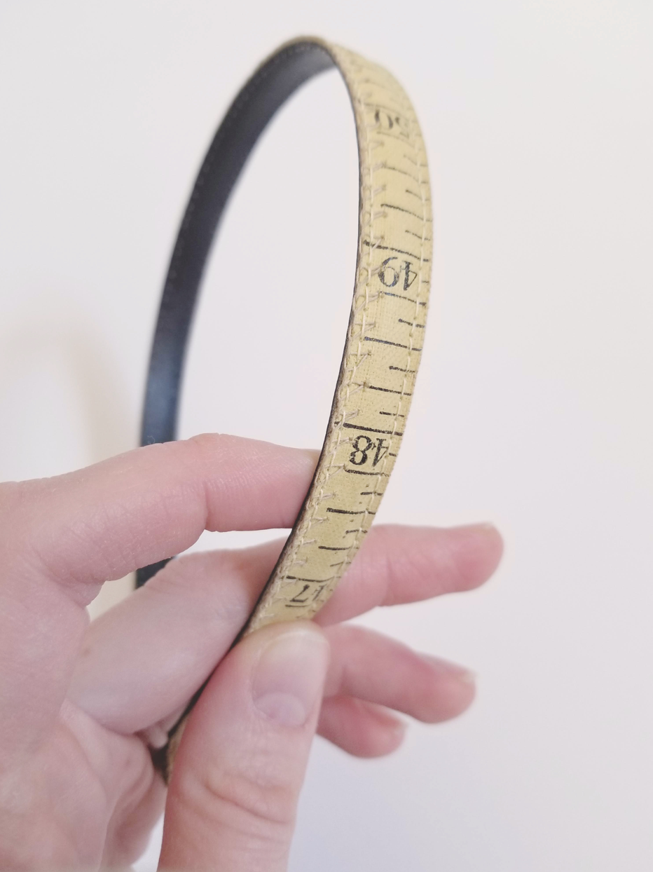 measuring tape headband